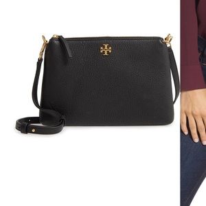 Tory Burch Kira pebbled leather wallet crossbody bag